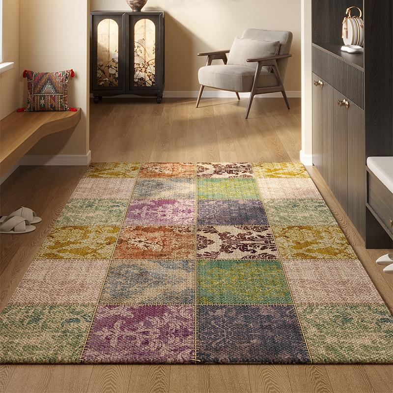 Ethnic Style Entrance Doormat Dust Removal and Anti Slip Carpet Entrance Mat Door Mat