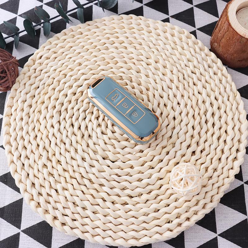 

New Intelligent Car Key Case Key Chain For Baojun 510 730 360 560 Rs-5 530 630 For Wuling Hongguang S Car-Styling Accessories