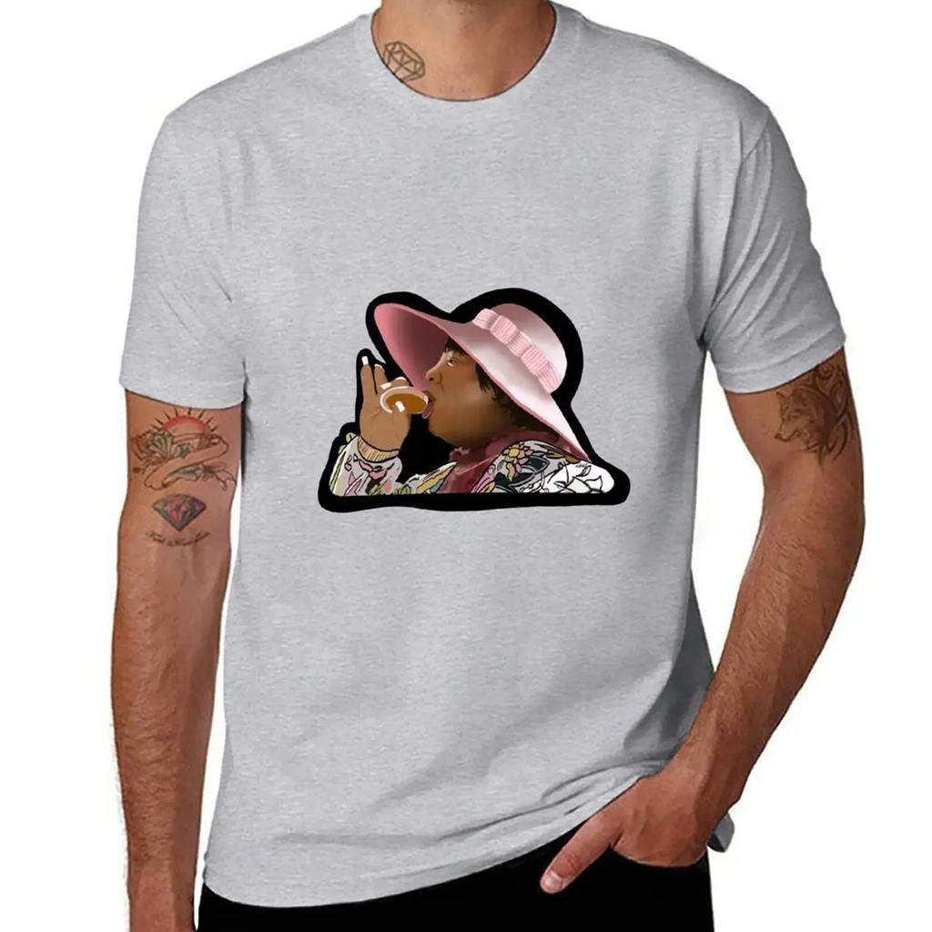 Norbit - Rasputia sucking jelly out of donut T-Shirt tops Short sleeve tee oversized mens clothing