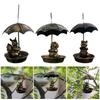 Bird Feeder Outdoor Weather Resistance Birdbath for Garden Balcony Gift