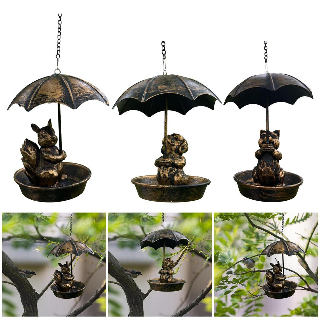 Bird Feeder Outdoor Weather Resistance Birdbath for Garden Balcony Gift
