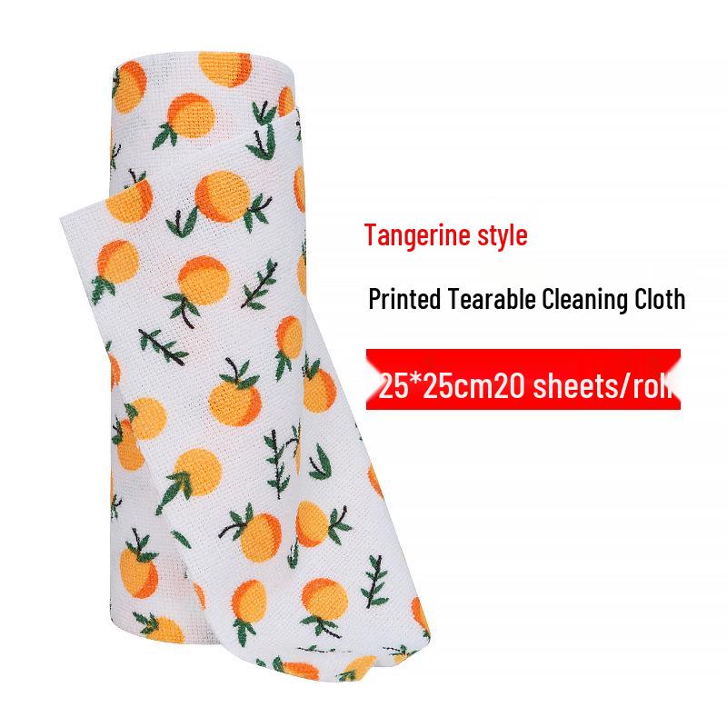 Wasserabsorbierendes Abreiß-Reinigungstuch aus Polyester-Baumwolle für Küche und Haushalt