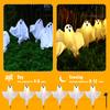 Halloween Ghost Decoration Lantern 8Modes White Cloth Ghost Stake Lights White Flying Ghosts Lantern for Party Yard Lawn Decor