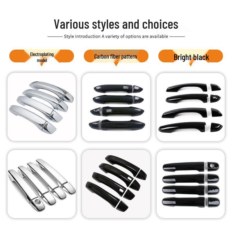 Manija de Puerta y Decoración de Tazón Resistentes a los Arañazos para Lexus ES, XZ, UX, LS 18-24