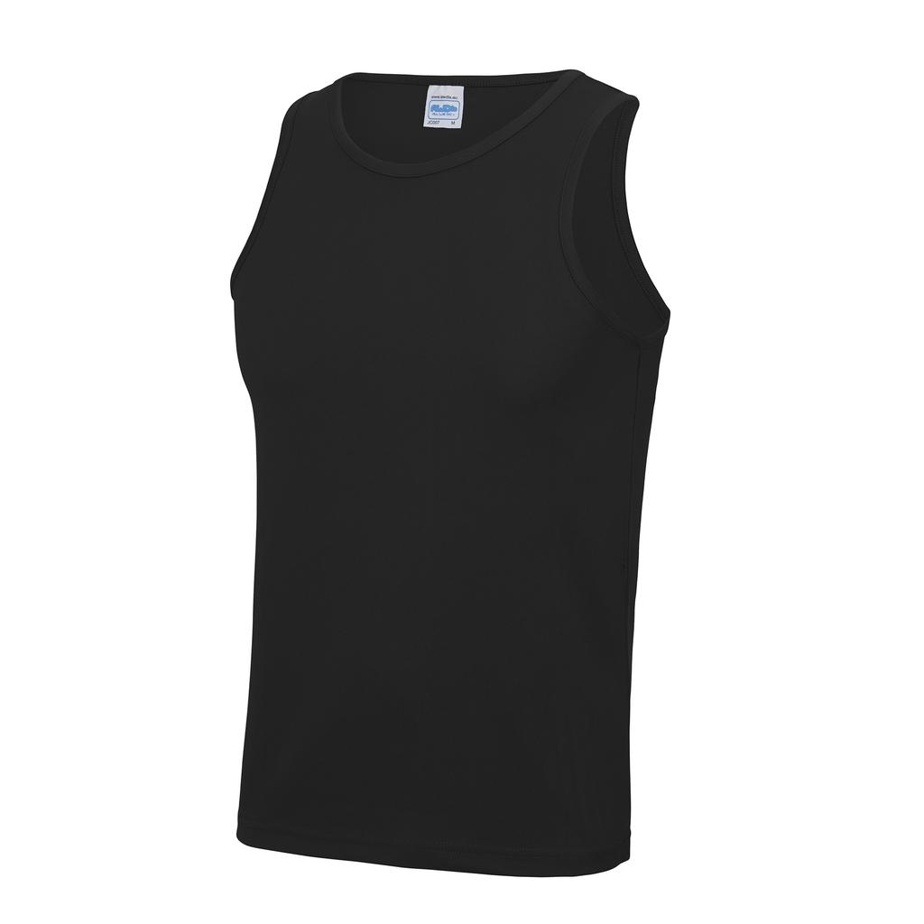AWDis Just Cool Mens Sports Gym Plain Tank / Vest Top