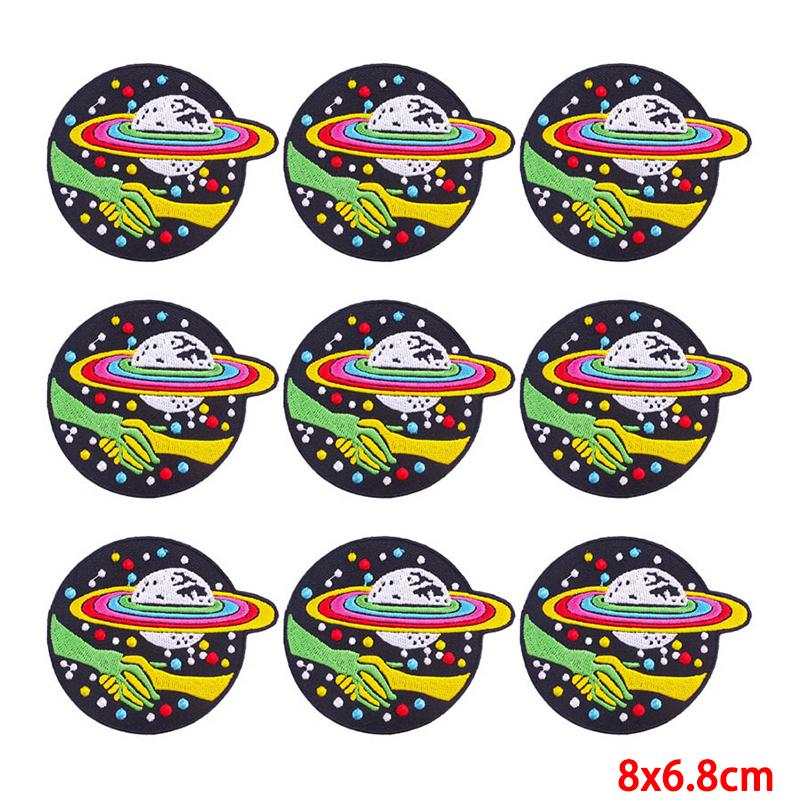 10 ks/šarže Velkoobchod Vyšívací nášivka Nažehlovací záplaty na oděvy Záplaty na oděvy Bundy Dekor Nášivka Šití potřeby