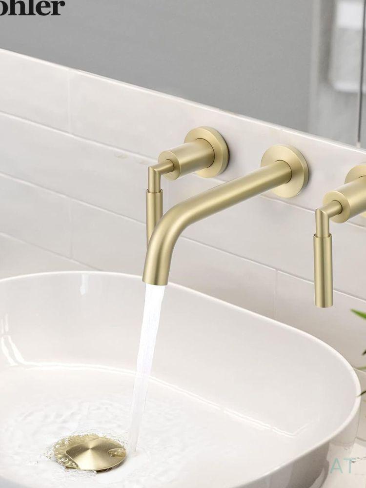 No overflow sewer gold stainless steel non-porous large cover bouncing
