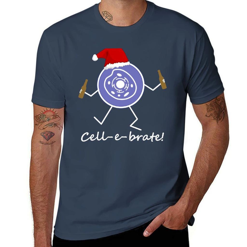 Funny Biology T ShirtChristmas CellEBrate For Unisex Unisex Tee Gift TShirt Urban Style Casual Short Sleeve Top TShirt