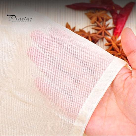 50 Pcs Spice Bags for Cooking Soup Reusable Drawstring Bag Tea Bags Unbleached Cheesecloth Bag for Straining Making Tea