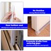 Door Seal Strip, Insect & Cockroach Proof, Self Adhesive Weather Stripping Tape, Windproof Dustproof Soundproof for Window