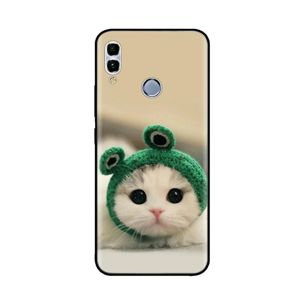 For Huawei P Smart 2019 Case Phone Cases Funny Camera Protection Soft Silicone Back Cover For Huawei P Smart 2019 Shell Fundas