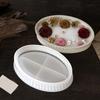Elliptical Shape Silicone Mold for Resin Plaster and Cement Trays Home Decorative Crafting Tool Silicone Texture