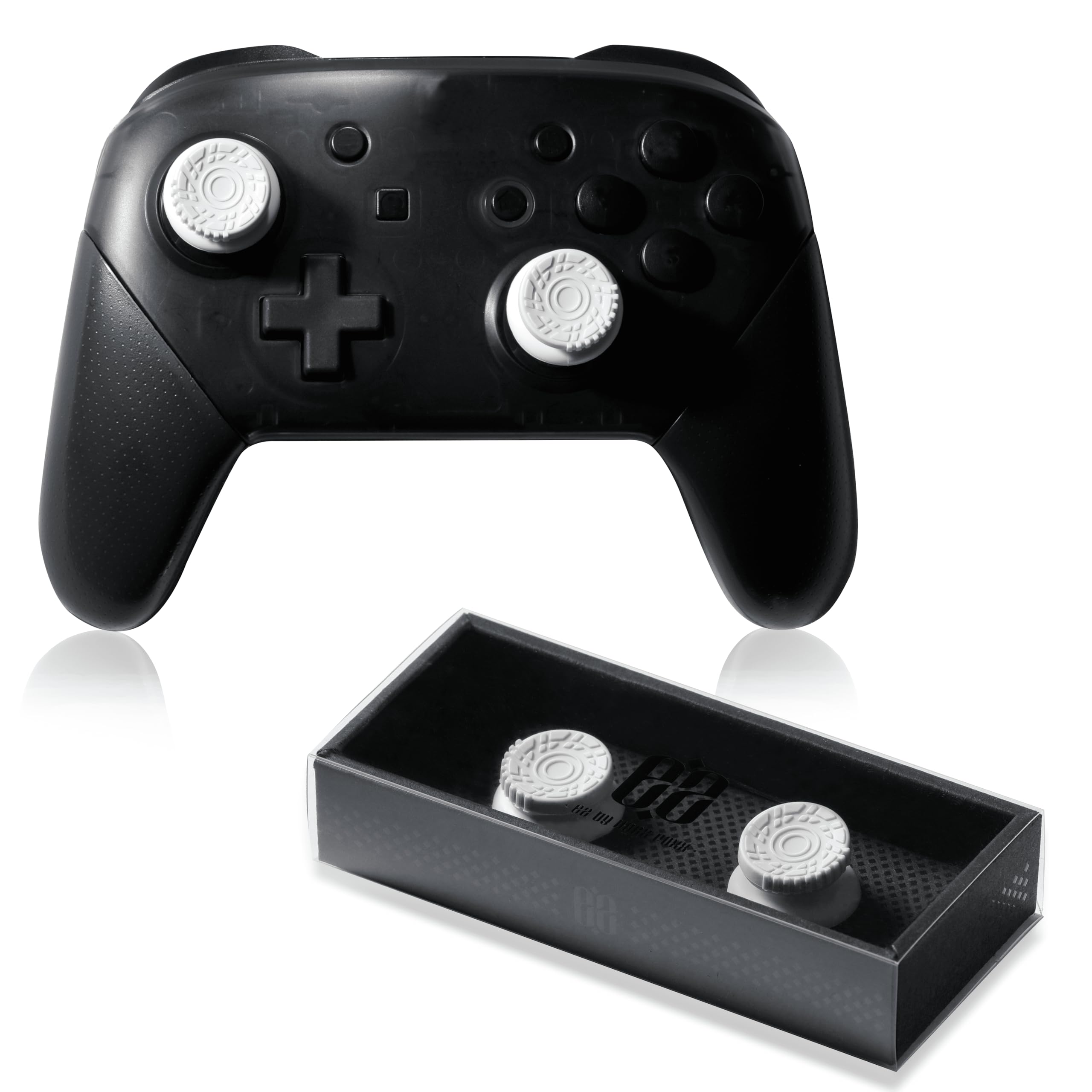 

EZ Freak PS5 PS4 SWITCH Pro Controller Supervised by NOEZ FOXX fps Controller Stick Cover Aim Improvement (White) білий