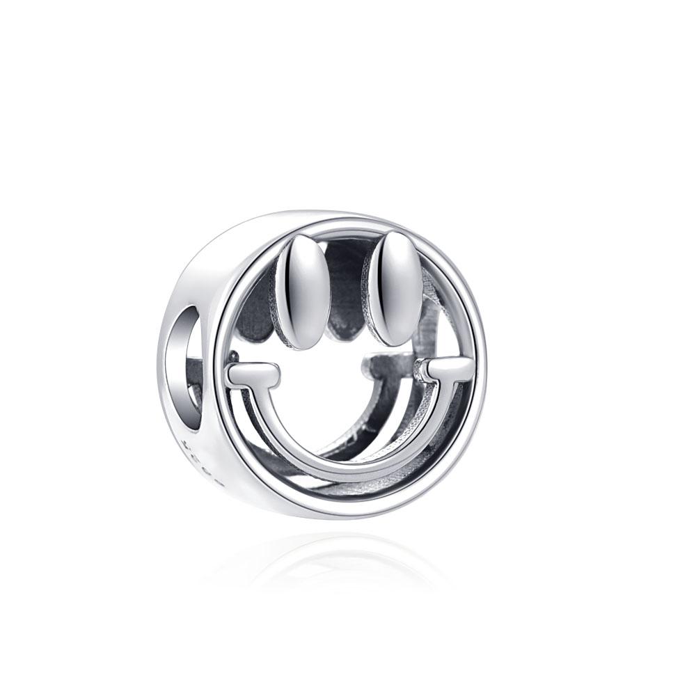 New Baby Bottle Blue Murano Star Smile Diy Beads Fit Original Fashion Charms S925 Silver Bracelet Jewelry Women Acessories