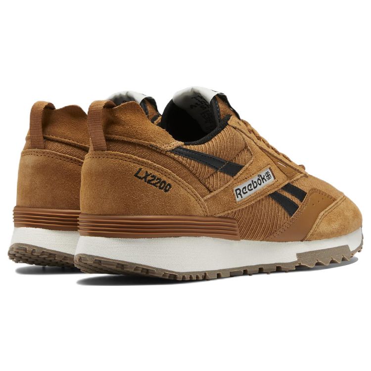 Reebok LX 2200 Unisex Wild Brown Core Black Retro Suede EVA Cushion Lifestyle Sneakers GY1537