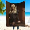 Singer C-Carrie Underwood Blanket Super Warm Comfortable Plush Throw Blanket Child Home Sofa Bedroom Gift