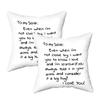 Solid Color Letter Pillow Decoration Home Office Decoration Pillowcase Pillow Cushion Soft 45X45Cm