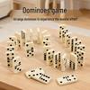 Children's Bamboo Domino Set - Educational Drawer Box Game for Parent-Child Interaction