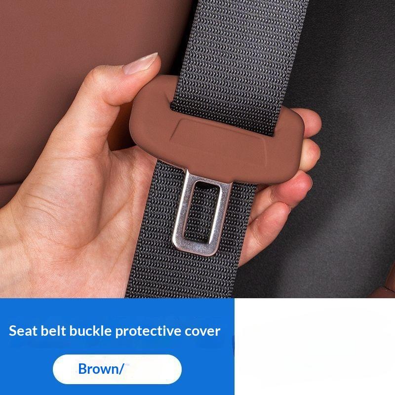 4Pcs Universal Silicone Seat Belt Buckle Anti-Scratch Protector Seatbelt Buckle Protectors Cover For Auto Trucks Suv Rvs Garages