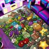 Plants VS Zombies Print Rug, Washable Floor Carpet, For Entryway Dorm Laundry Room Office Study, Home Decor Birthday Christmas Gift