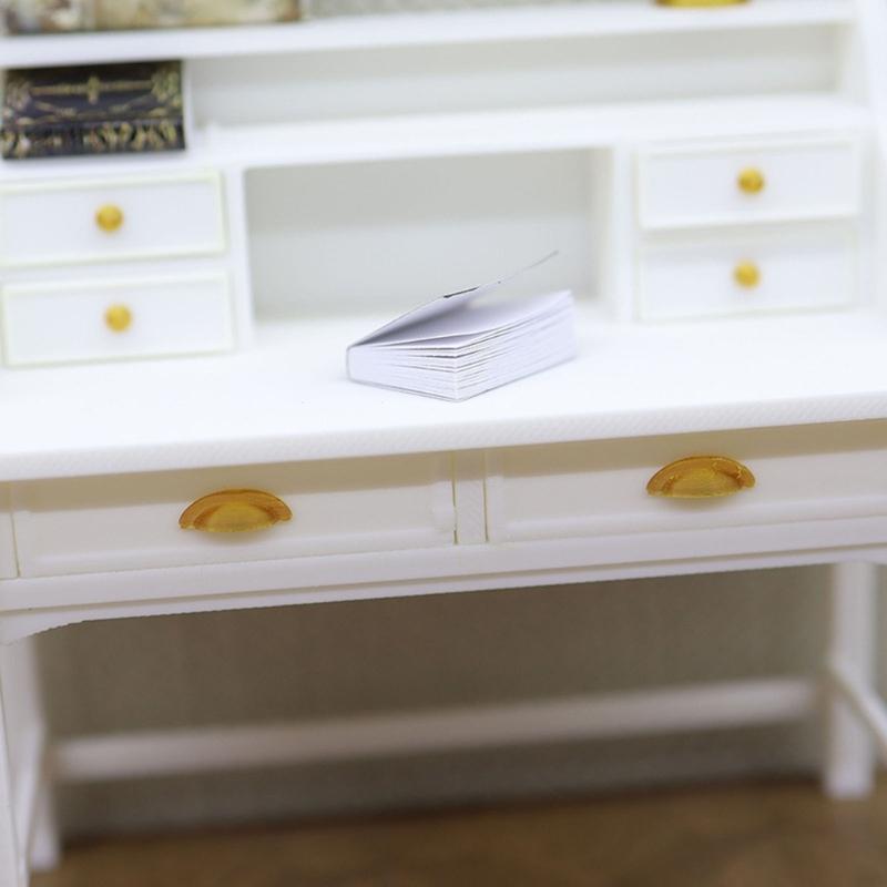Miniature Study Table 1/12 Scale Dollhouses Accessory High Detail Long Lasting Modelers Creative Scene Prop