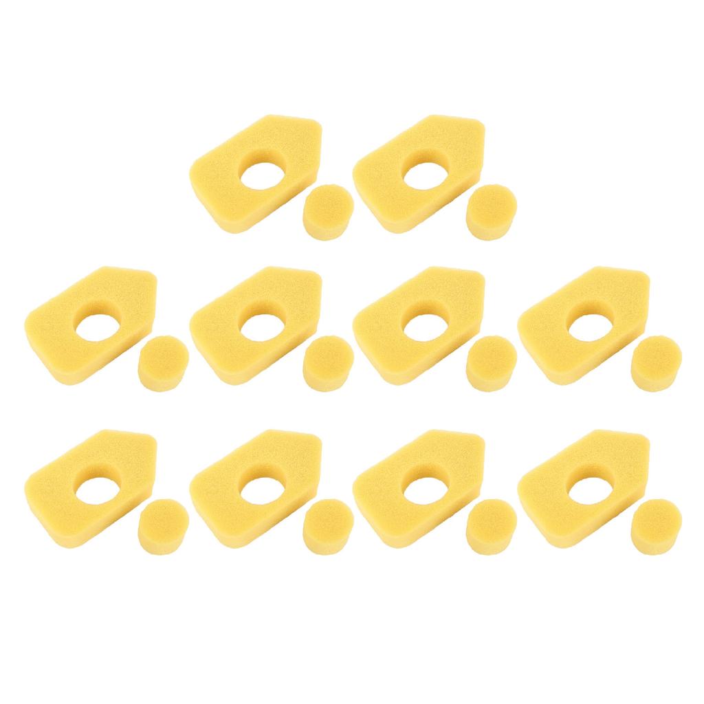 10PCS Lawnmower Foam Air Filter Lawn Mower Air Filter Foam Replacement for 698369 4216 5088 5099