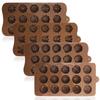 Rose Flower Heart Chocolate Mold Waffle Alphanumeric Applicable Candy Ice Cube Jelly Handmade Soap Cake Decoration Baking Mold