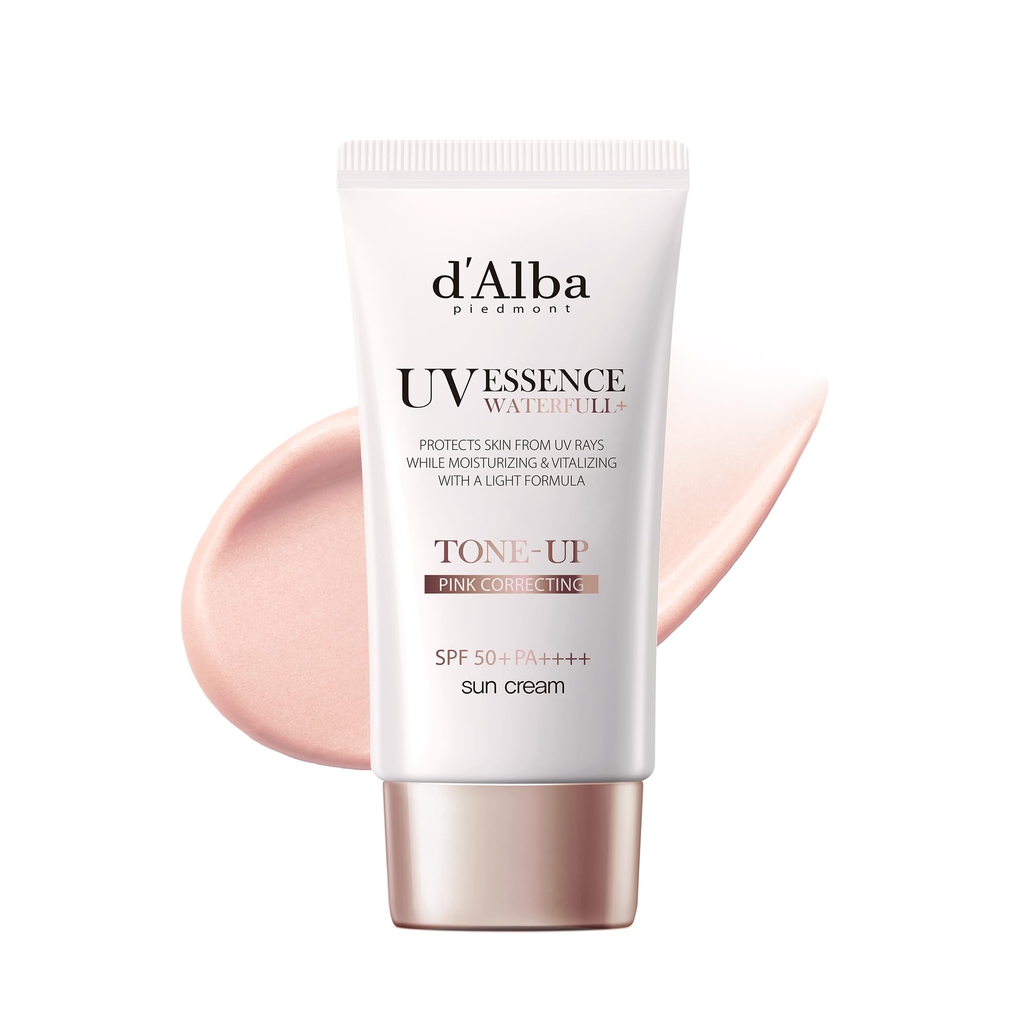 

[d Alba Official] Pink Tone-Up Sun Cream (50ml) D Alba Makeup Primer, Long-Lasting, Shine-Resistant, Sunscreen, Base Makeup, Cover-Up
