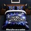 Sex Pistols Design Bett Bettwäsche-Set 1 Bettbezug + 2 Kissenbezüge Weich Atmungsaktiv Haushalt Bettwäsche