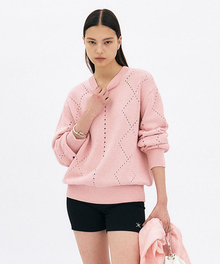 Yunse Hatch Sci-Fi Knit (Light Pink)