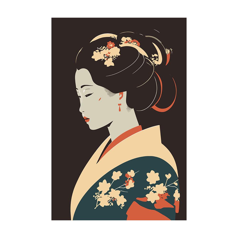 Afrikanische Frau Abstrakte Kunst Leinwandgemälde Afrikanisches Mädchen Afrika Kunst Poster und Drucke Wandkunst Bilder für Wohnzimmerdekor