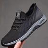 Flying Woven Breathable Men's Shoes New Soft-soled Sports Shoes Mesh Light Driving Casual Shoes Men