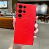 Liquid Silicone Original Magnetic Case for Samsung S25 S24 Ultra S23 FE S22 S21 Plus A16 A36 A56 A06 A15 A35 A55 Phone Cover
