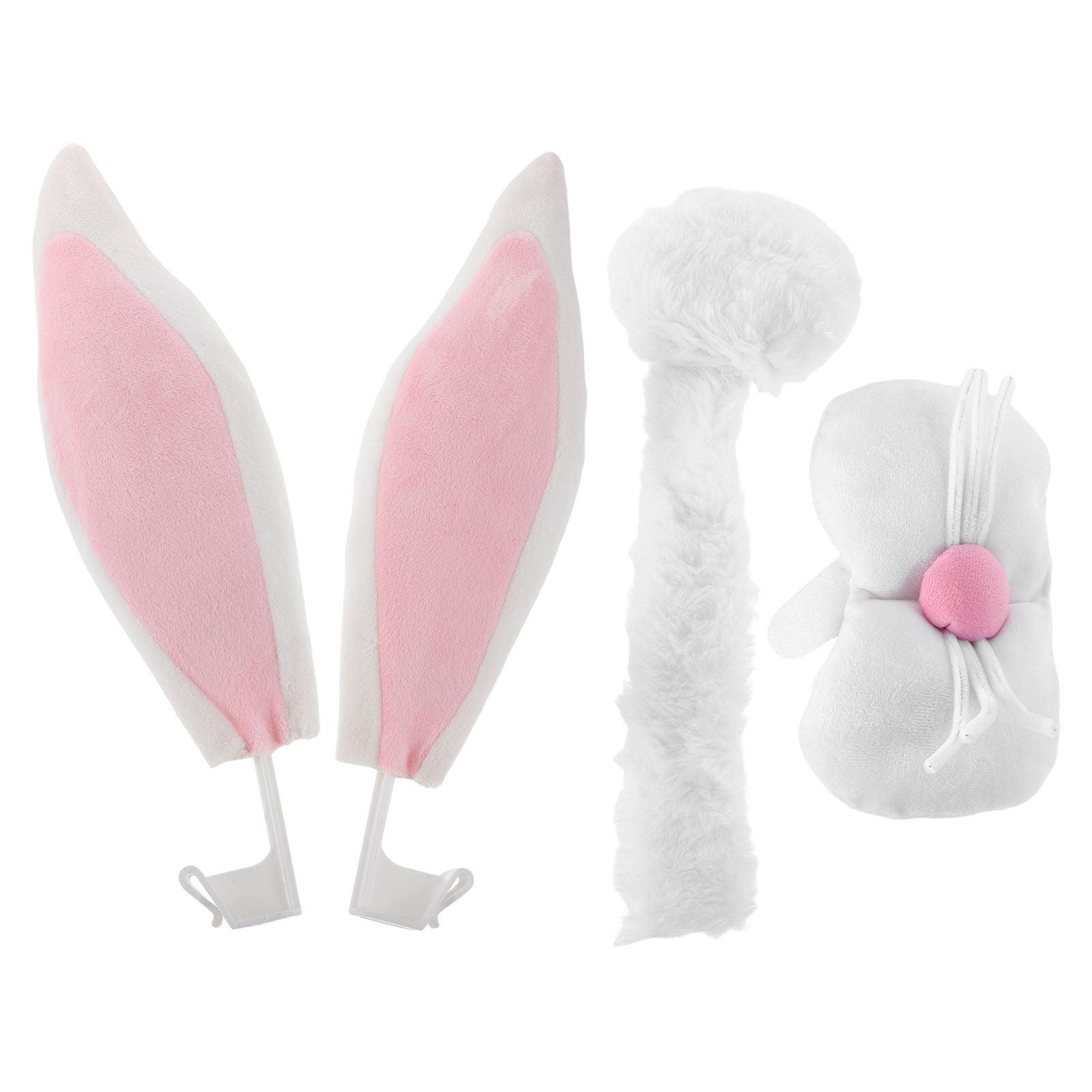 1Set Pink Rabbit Ears Car Decorations Easter Bunny Auto Accessories Reusable Cute Vehicle Decor Bunny Decoration