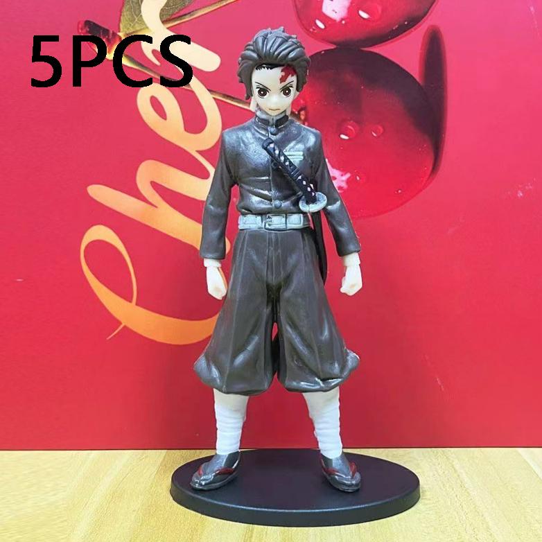 @Anime Demon Slayer Kimetsu no Yaiba Figure Kamado Tanjirou Action Figure Agatsuma Zenitsu Nezuko Warrior PVC Model Toys**