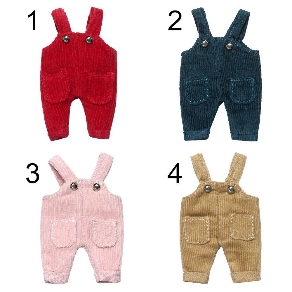 Doll Trousers Casual Wears Casual Pants Clothes Accessories Doll Overalls Fashion Overalls Clothes