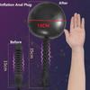 Super Riesiger Analplug Aufblasen Buttplug Dildo Faust Strap on Pull Bead Sexspielzeug für Frauen/Männer Vaginal Analspielzeug Masturbator Dilatator