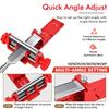 Chisel Honing Guide Kit Wood Honing Guide for Chisels and Planes Width 0.1" To 2.8" with Sharpening Angle Fixture Angle Gauge