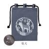 [Edo-ten] Shingen-bukuro / Gassai-bukuro, 100% Cotton, Sashiko Fabric, Drawstring Bag, Goshuin Stamp