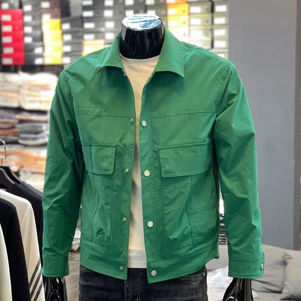 Men's Versatile Korean Style Workwear Jacket - Trendy, Casual, and Simple for Spring & Autumn 2023.