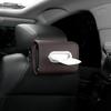 Porta Fazzoletti per Auto, Copertura Scatola Fazzoletti in Pelle PU per Sedile Posteriore Auto, Perfetto per l'Organizzazione e gli Usi Quotidiani