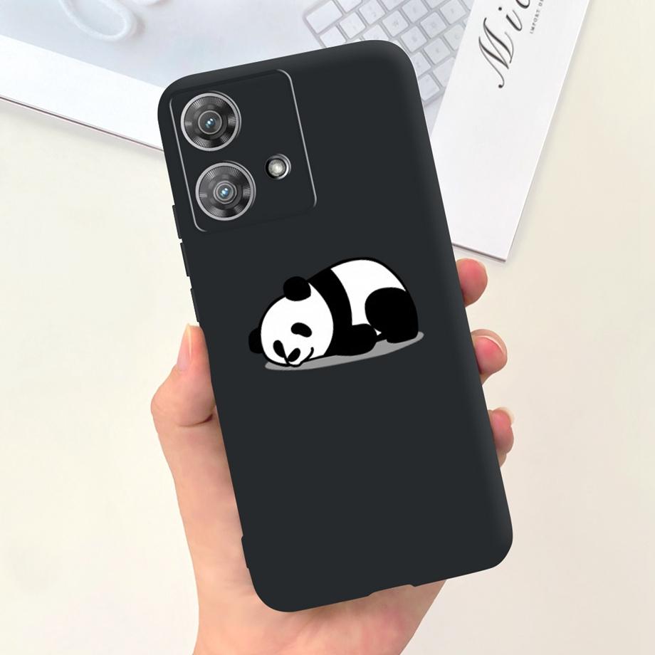 Etui do Motorola Moto Edge 40 Neo 5G Fajny Styl Miękki Silikon Guma Odporne na Uderzenia Pokrowiec na Telefon Wzór Kreskówkowy Fundas Edge40 Neo