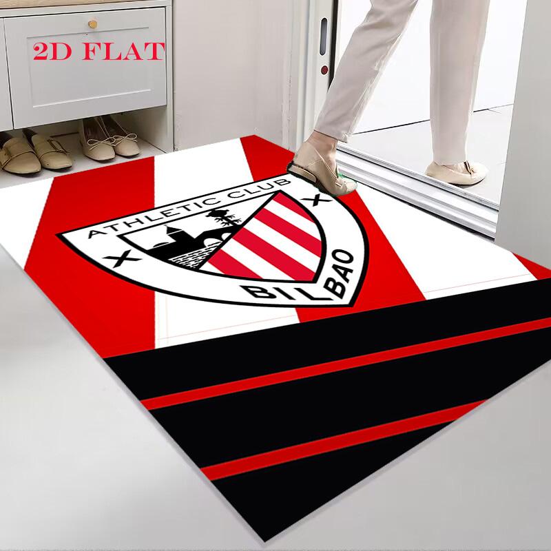 Athletic Club Logo Teppich für Wohnzimmer Schlafzimmer Zuhause Sofadekoration, rutschfeste Bodenmatte für Kinder zum Spielen