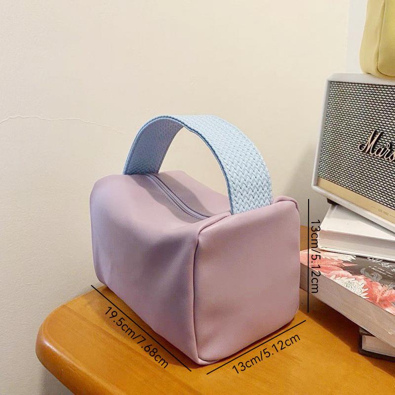 KPop Demon Hunters Handheld Make Up Bag Organizer Women Portable Tracvel Cosmetics Handbag Waterproof Toiletry Makeup Bags for Kid Friendly
