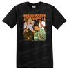 Travis Scott Graphic T Shirt Retro Butterfly Design Vintage Hip Hop Tee