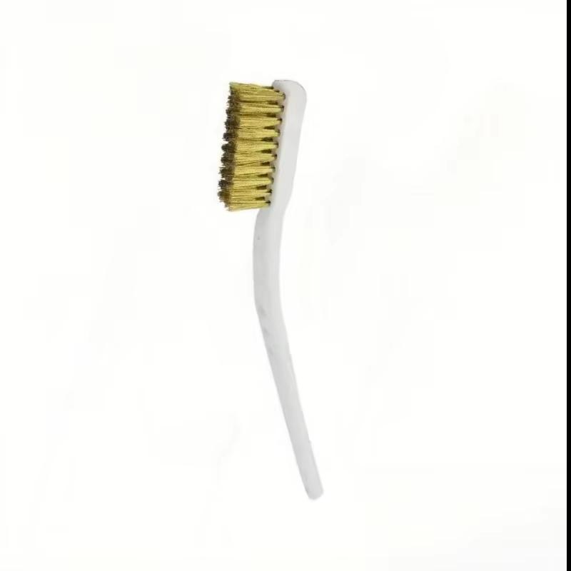 1/3/5Pcs Small Brass Wire Brush Set For Paint & Rust Removal Industrial Metal Polishing Burr Cleaning Tool For Kids