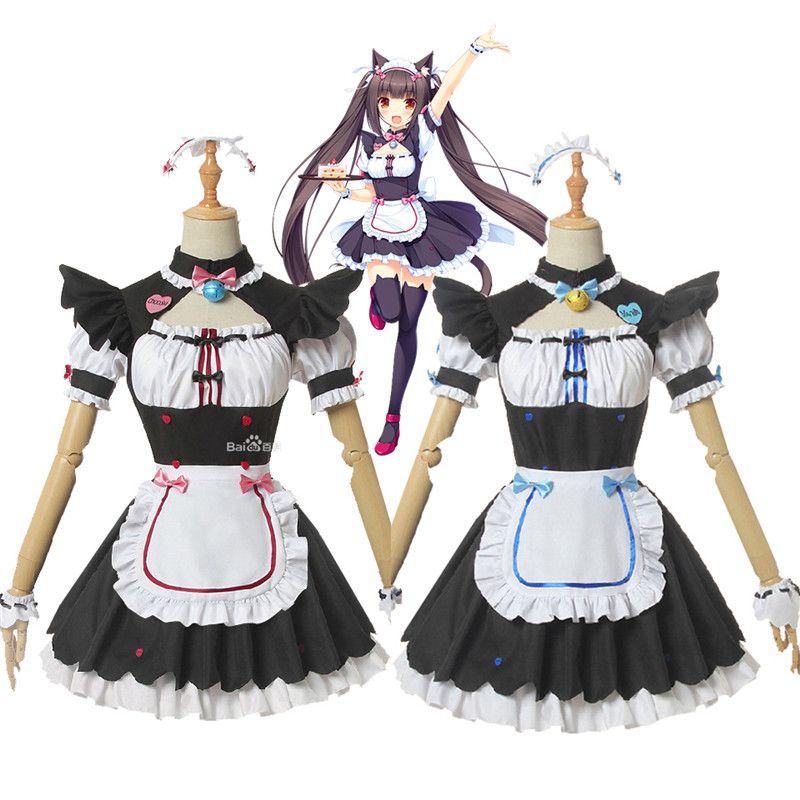 Japanese Anime Nekopara Chocola Vanilla Cosplay Costume Perfect Stitches Breathable Design