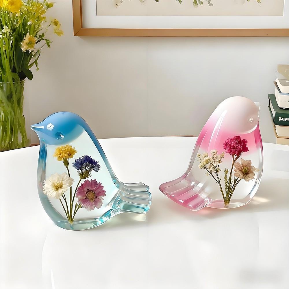 Molde de Silicone para Velas Resistente ao Calor Molde de Ornamento Animal de Silicone Novo Molde de Pássaro Decoração para Casa