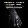 Getinfit Cycling Gloves Winter Outdoor Men Shows Two Fingers Touch Screen Ride Bike Anti-Slip Windproof Add Fleece Warmth Length