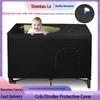 Breathable Elastic Baby Crib and Stroller Mosquito Net with Anti-Fall and Shading Features